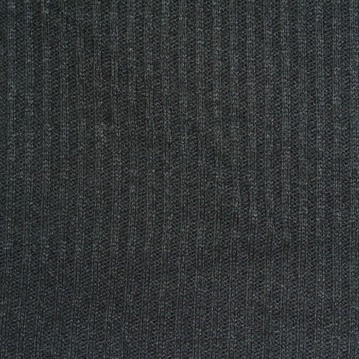 Polyester Viscose Stretch Rib Knit Fabric, 220 gsm, 150 cm — Grey