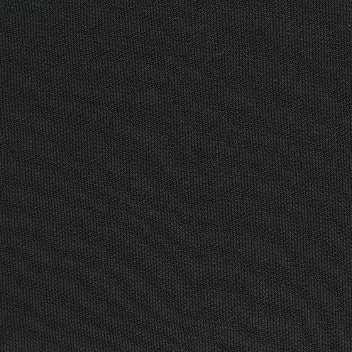 100% Viscose Interlock Knit Fabric, 240 gsm, 165 cm — Black