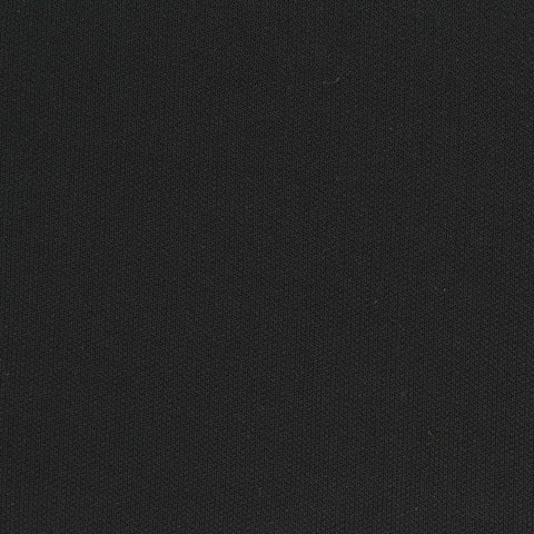 100% Viscose Interlock Knit Fabric, 240 gsm, 165 cm — Black