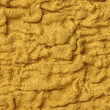 Cotton Nylon Stretch Crepe Fabric, 220 gsm, 120 cm — Yellow — texture