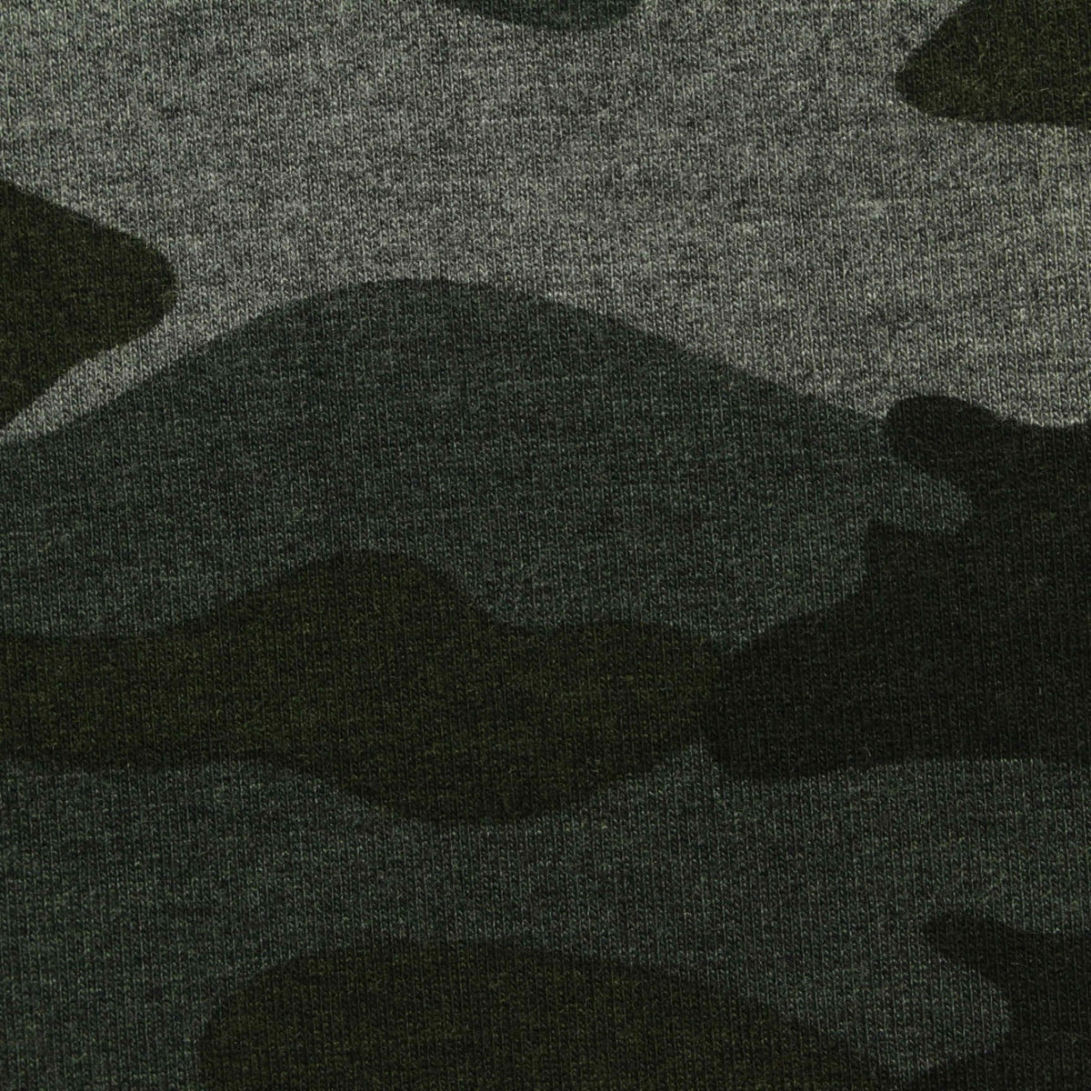 Grey Camo French Terry, Viscose-Cotton