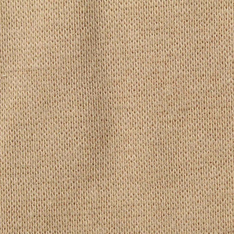 Cotton Stretch Rib Knit Fabric, 268 gsm, 165 cm — Beige