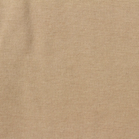 Cotton Stretch Rib Knit Fabric, 268 gsm, 165 cm — Beige