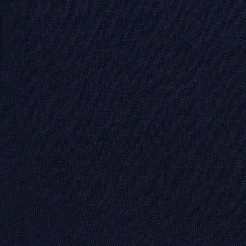 Viscose Stretch French Terry Fabric, 230 gsm, 175 cm — Navy