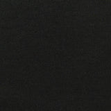 Brushed Polyester Cotton Scuba Knit Fabric, 250 gsm, 165 cm — Black