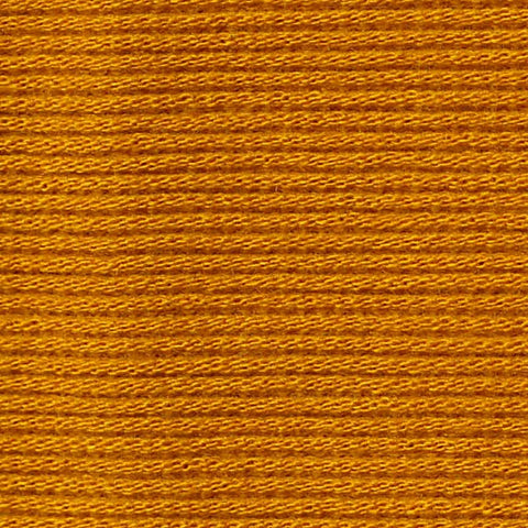 Striped Polyester Stretch French Terry Fabric, 340 gsm, 155 cm — Orange
