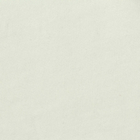 100% Cotton French Terry Fabric, 288 gsm, 185 cm — White