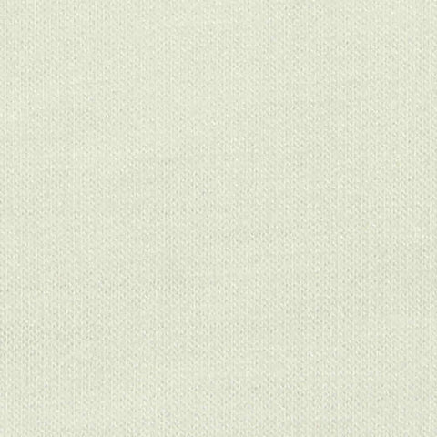 Polyester Viscose Stretch French Terry Fabric, 260 gsm, 165 cm — White