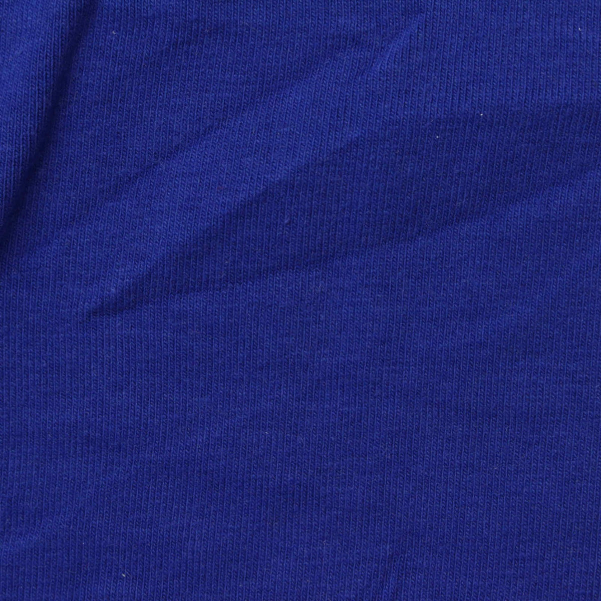 Brushed Cotton Polyester Stretch Rib Knit Fabric, 340 gsm, 175 cm — Blue