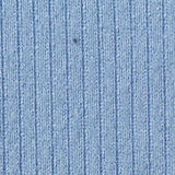 Brushed Polyester Stretch Rib Knit Fabric, 342 gsm, 325 cm — Blue — texture