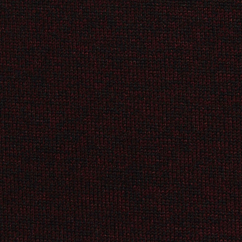 Dark Red Marl Chunky Knit, Polyester, 214 gsm