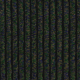 Green Vertical-Stripe Rib Knit, Nylon-Metallic