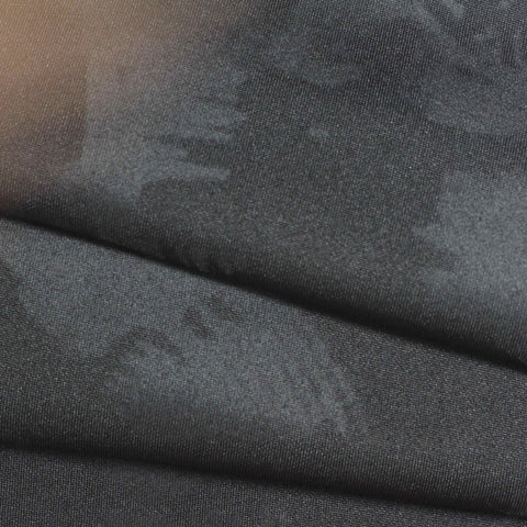 Polyester Stretch Scuba Knit Fabric, 310 gsm, 155 cm — Grey