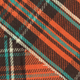 Brown Bold-Plaid Knit, Cotton