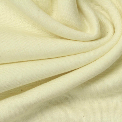 Polyester Cotton Scuba Knit Fabric, 320 gsm — Yellow