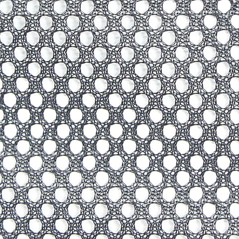 100% Polyester Mesh Fabric, 55 gsm, 160 cm — Black