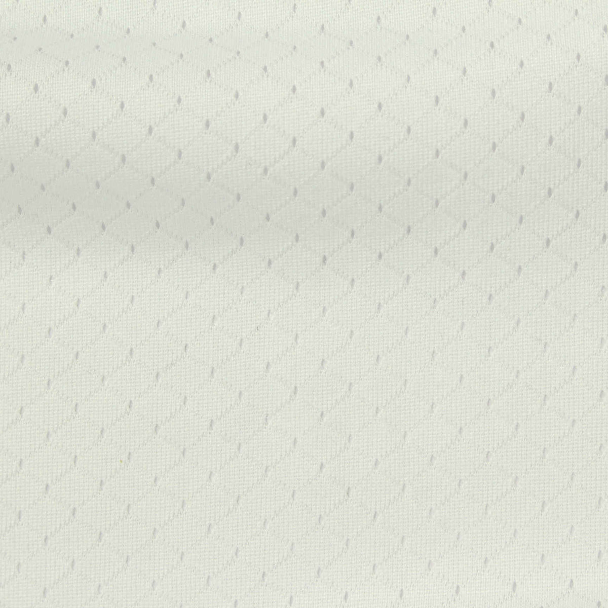 White Tone-on-Tone Diamond Mesh, Polyester