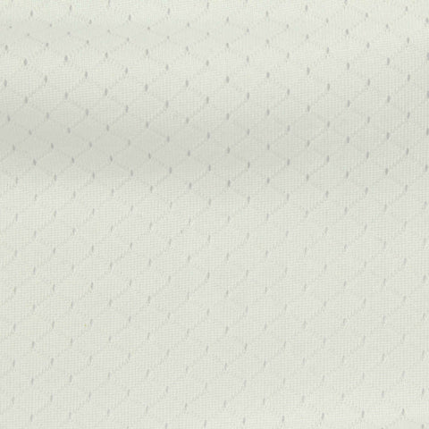 White Tone-on-Tone Diamond Mesh, Polyester