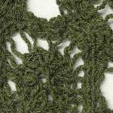 Olive Openwork Knit, Cotton — texture