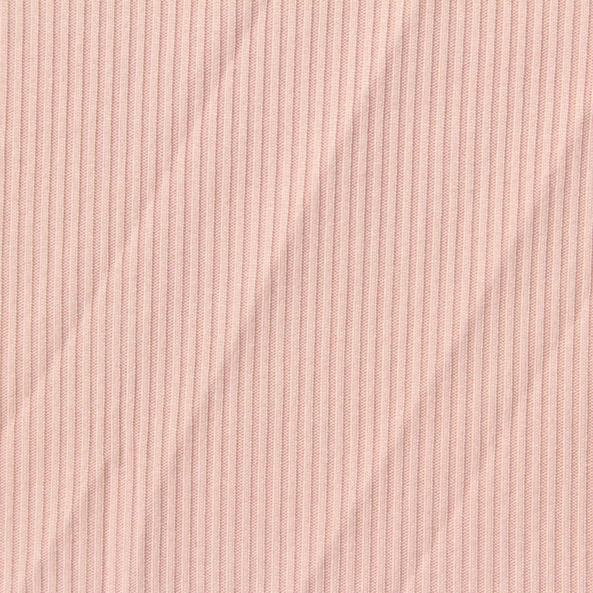 Brushed Polyester Stretch Rib Knit Fabric, 185 gsm, 180 cm — Pink