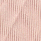Brushed Polyester Stretch Rib Knit Fabric, 185 gsm, 180 cm — Pink — texture