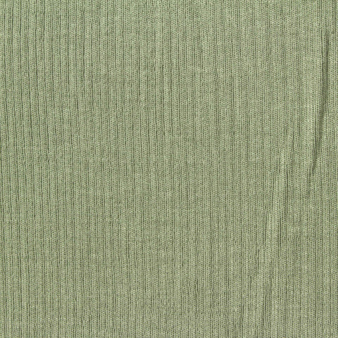 Viscose Stretch Rib Knit Fabric, 270 gsm, 130 cm — Green