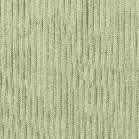Rib Knit Fabric, 265 gsm, 130 cm — Green