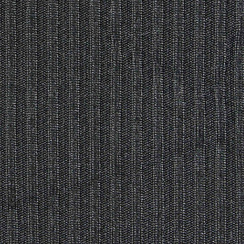 Light Grey Vertical-Pinstripe Rib Knit, Polyester