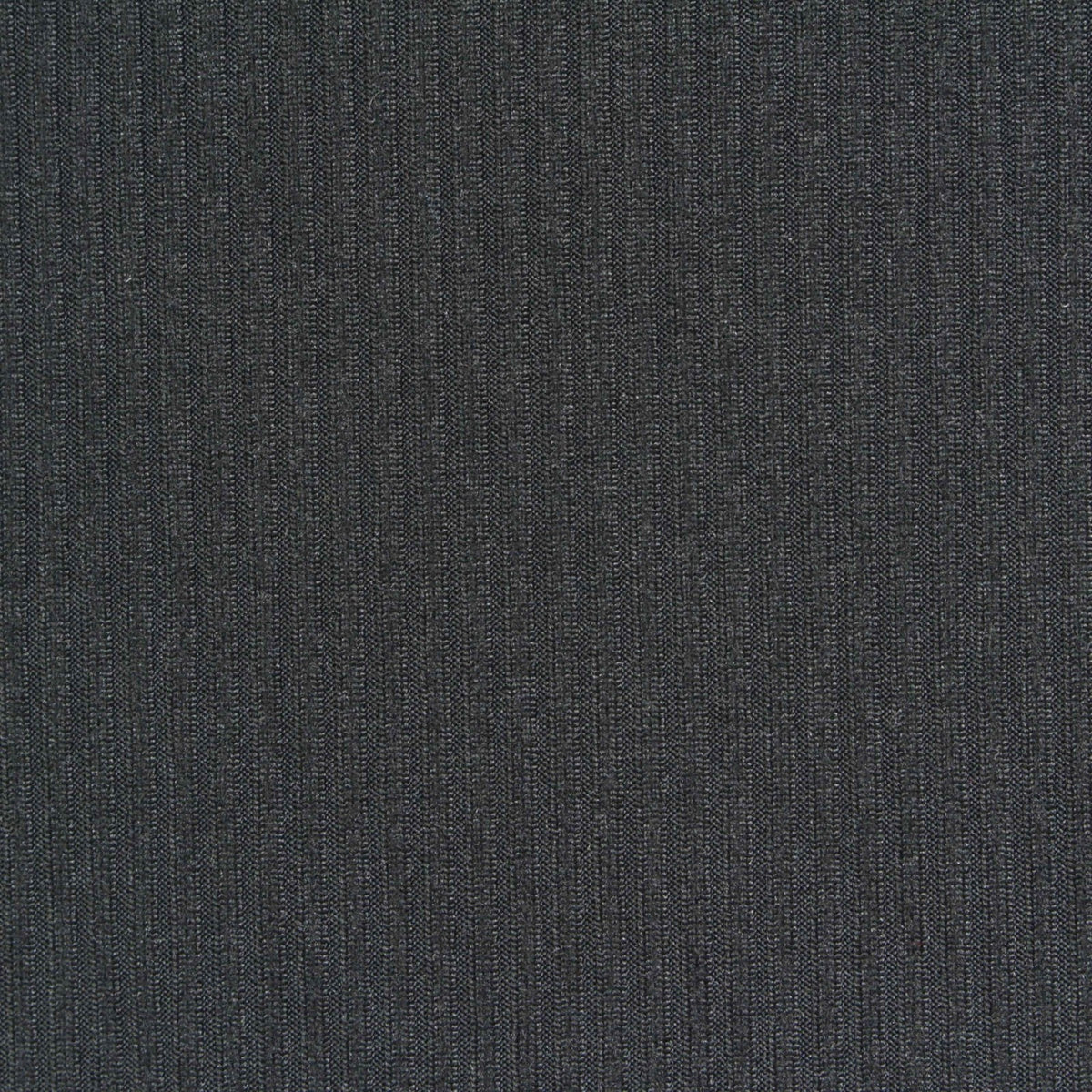 Brushed Polyester Stretch Rib Knit Fabric, 250 gsm, 185 cm — Grey