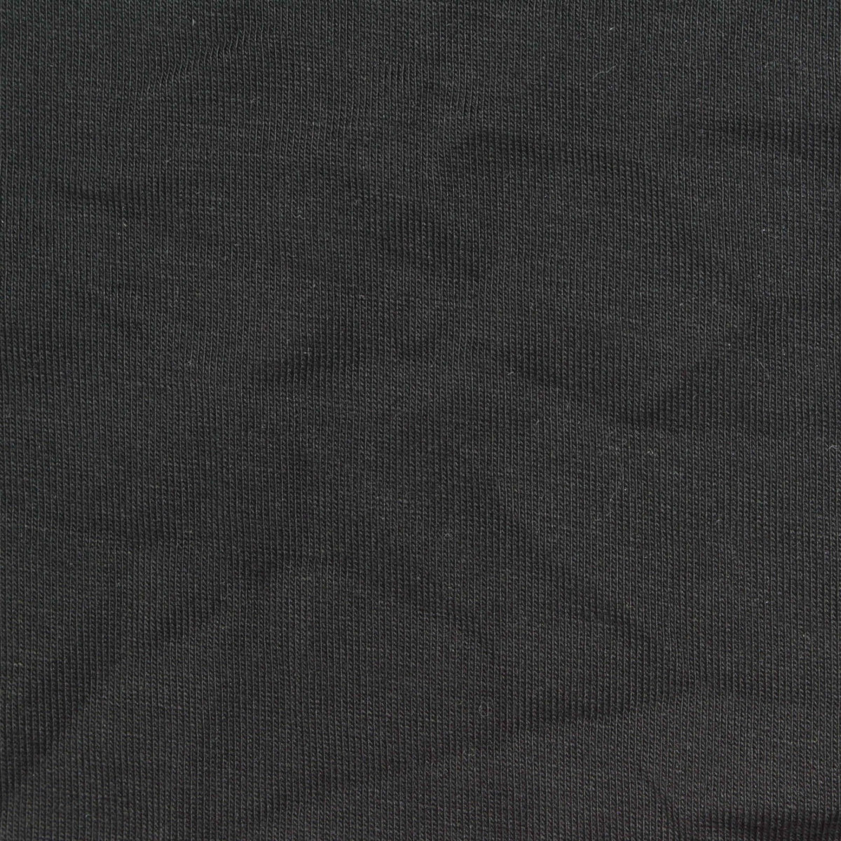 Polyester Stretch Jersey Knit Fabric, 155 gsm, 175 cm — Black