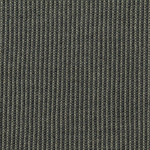 Polyester Cotton Stretch Rib Knit Fabric, 190 gsm, 180 cm — Grey
