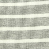 Grey Marl Rib Knit, Viscose