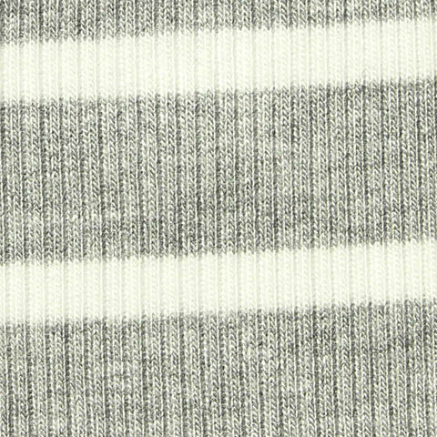 Grey Marl Rib Knit, Viscose, 235 gsm