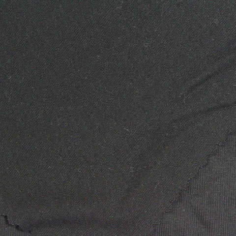 Polyester Stretch Jersey Knit Fabric, 150 gsm, 175 cm — Black, ref EF-248940