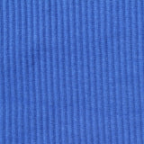 Rib Knit Fabric, 260 gsm, 110 cm — Blue