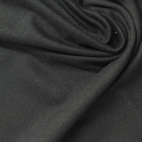Brushed Polyester Stretch Milk Silk Knit Fabric, 170 gsm, 160 cm — Green