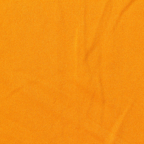 Brushed Polyester Stretch Milk Silk Knit Fabric, 170 gsm, 160 cm — Orange