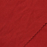 Polyester Stretch Rib Knit Fabric, 260 gsm, 165 cm — Red