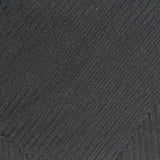 Brushed Polyester Stretch Rib Knit Fabric, 260 gsm, 170 cm — Grey