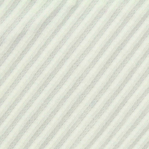 Rib Knit Fabric, 260 gsm, 110 cm — White