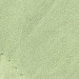 Brushed Polyester Stretch Milk Silk Knit Fabric, 195 gsm, 160 cm — Green — texture