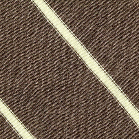 Brown Stripe Jersey Knit, Viscose
