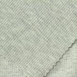 Heather Polyester Stretch Rib Knit Fabric, 320 gsm, 120 cm — Grey