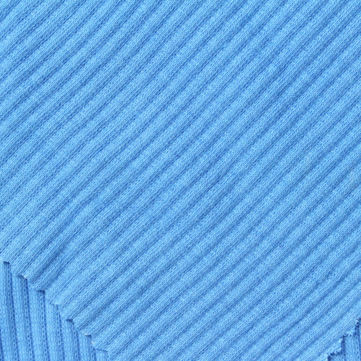 Rib Knit Fabric, 260 gsm, 110 cm — Blue, ref EF-248978