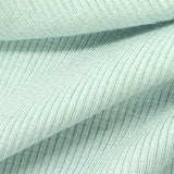 Viscose Stretch Rib Knit Fabric, 290 gsm, 120 cm — Blue — texture
