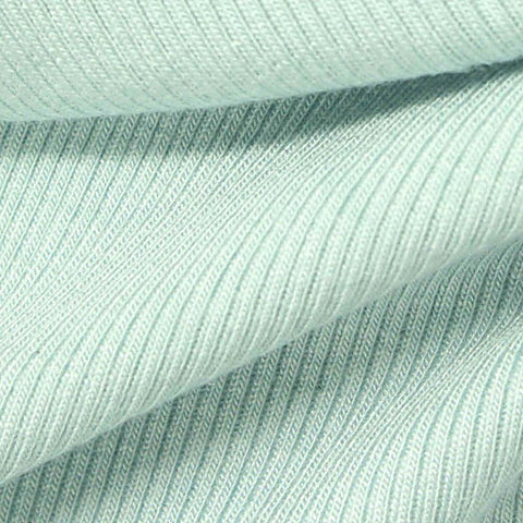 Viscose Stretch Rib Knit Fabric, 290 gsm, 120 cm — Blue