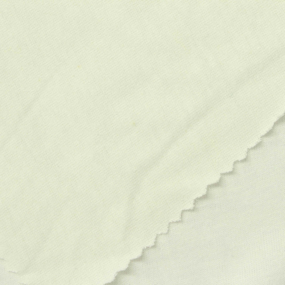 Cotton Polyester Jersey Knit Fabric, 170 gsm, 175 cm — White