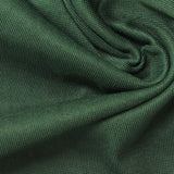 100% Polyester Rib Knit Fabric, 250 gsm, 165 cm — Green