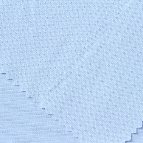 Polyester Stretch Knit Fabric, 160 gsm, 155 cm — Blue