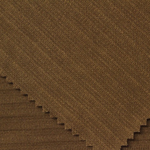 Brown Marl Knit, Poly-Viscose